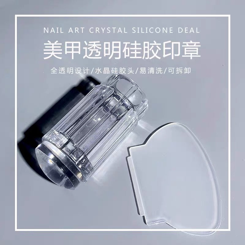 Silicone Nail Stamping Tools Scraper for Stamping Plate