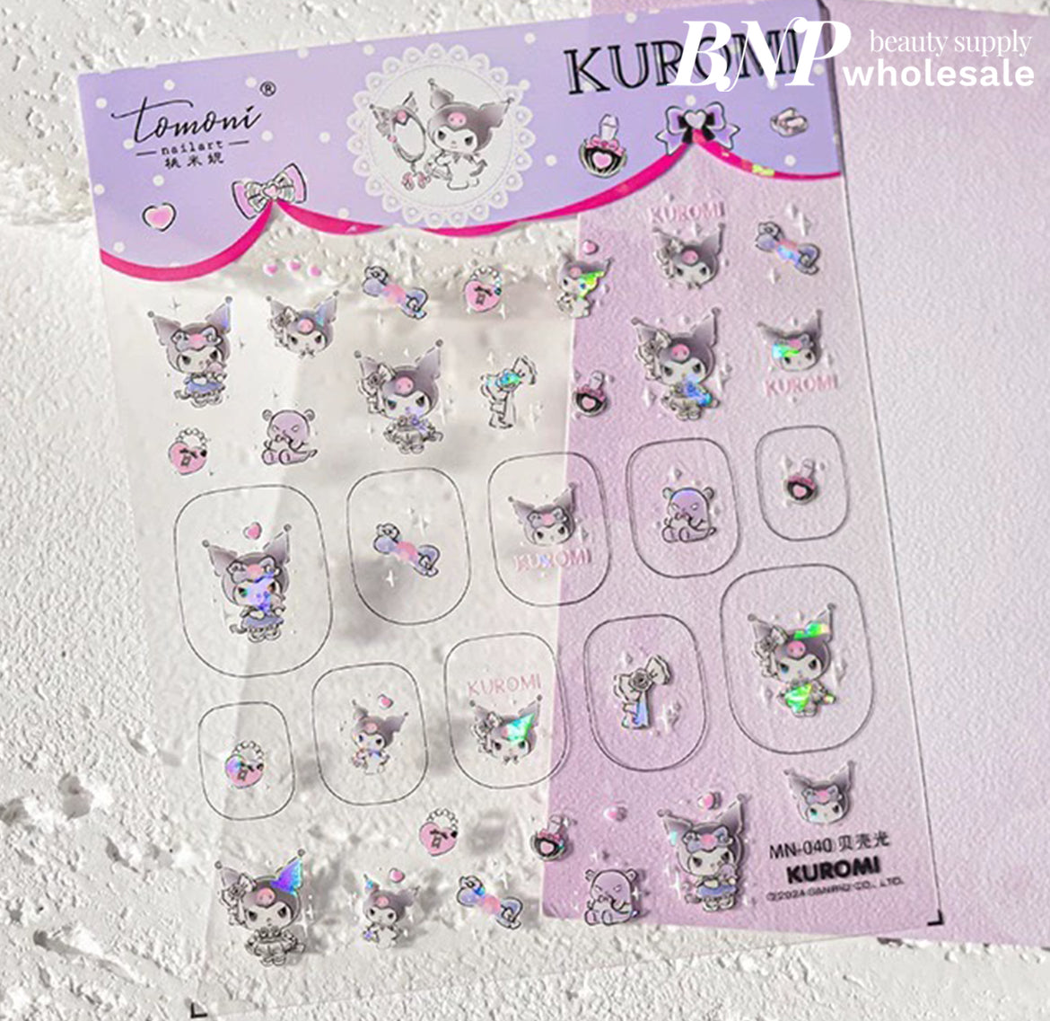 Sanrio Kuromi Cartoon Nail Sticker
