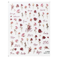 [generic] Flora Nail stickers (13 styles)