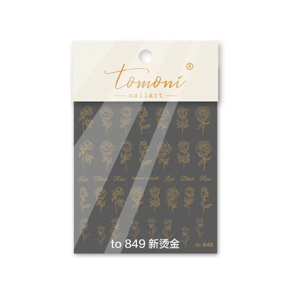 [generic] Flora Nail stickers