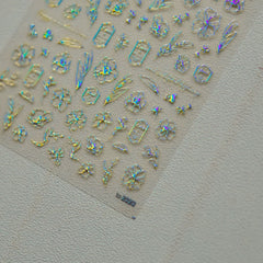 [generic] Flora Nail stickers (13 styles)