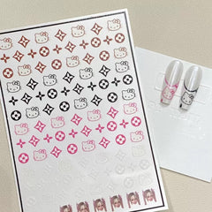 [generic] Animation characters Nail stickers (10 styles)