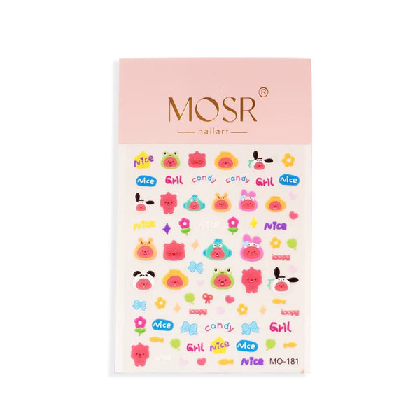 [generic] Animation characters Nail stickers (10 styles)