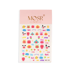 [generic] Animation characters Nail stickers (10 styles)