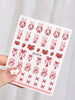 [generic] Animation characters Nail stickers (10 styles)