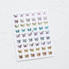 Butterfly Characters Nail stickers (5 styles)