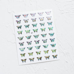 Butterfly Characters Nail stickers (5 styles)