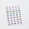 [generic] Butterfly characters Nail stickers (5 styles)