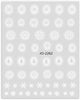 [generic] White Nail stickers (8 styles)