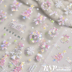 [generic] Christmas Nail stickers (36 styles)