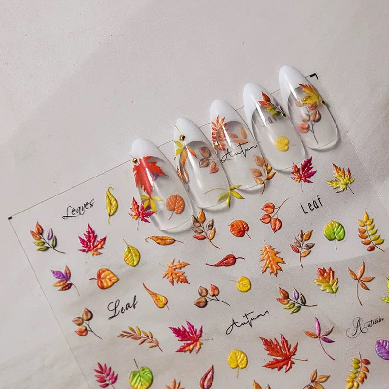 [generic] Flora Nail stickers (13 styles)