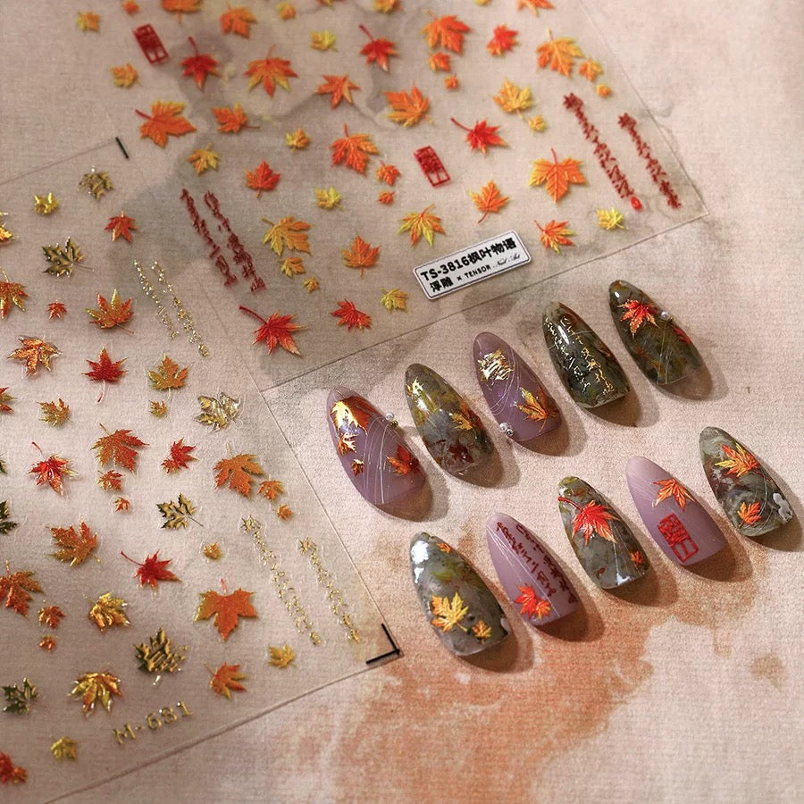 [generic] Flora Nail stickers (13 styles)