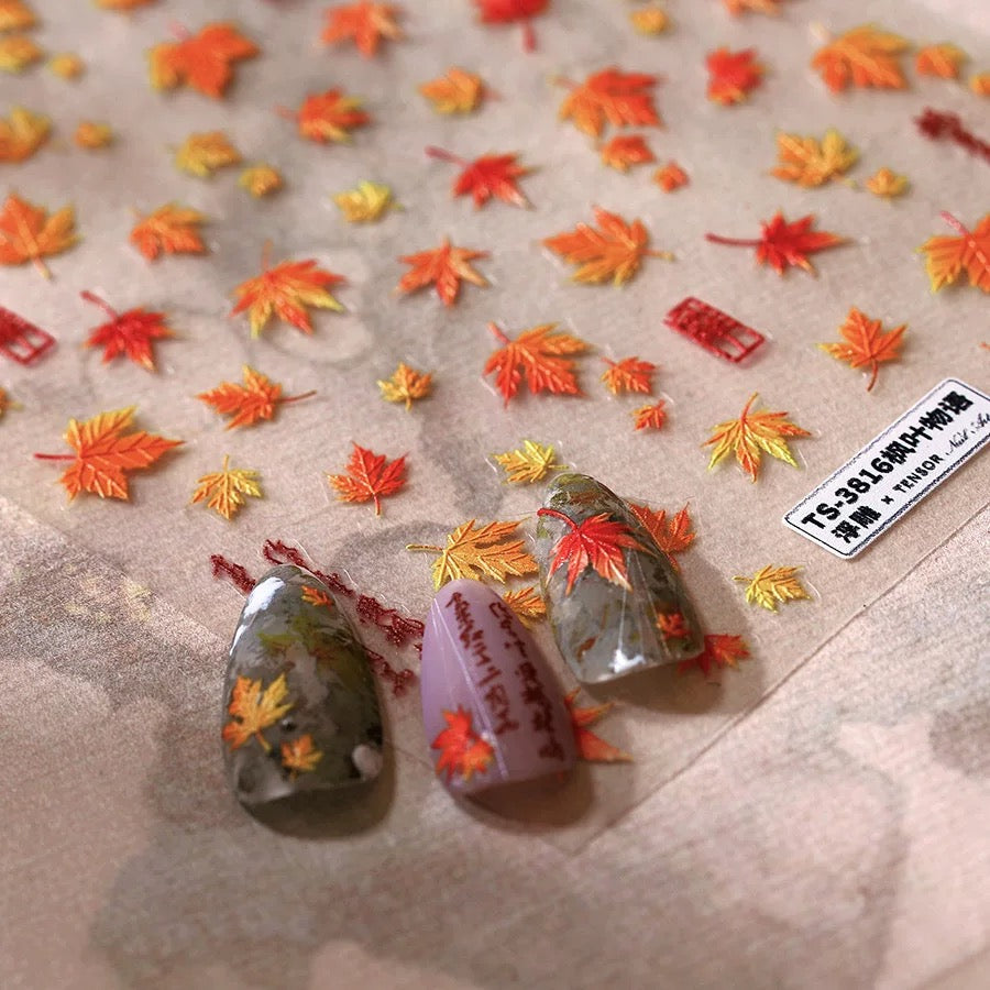 [generic] Flora Nail stickers (13 styles)