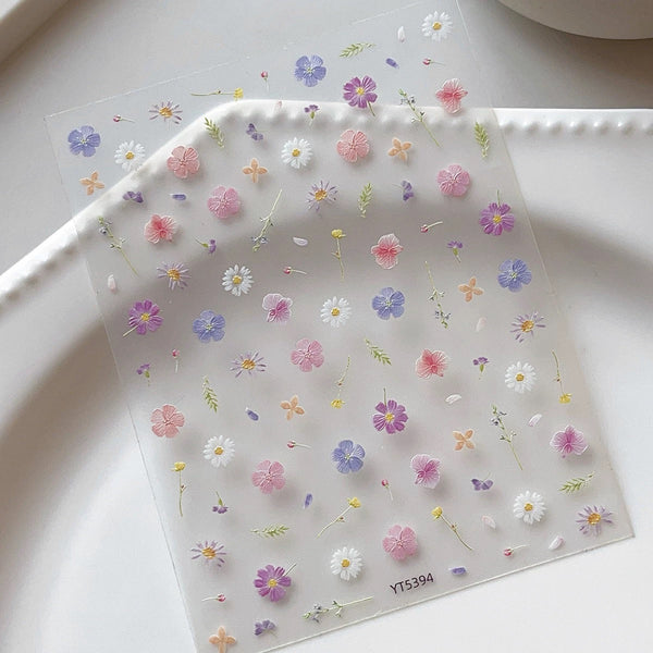 [generic] Flora Nail stickers
