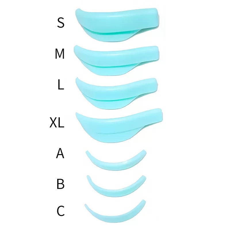 Silicone Lash Perm Pads (7 Size/Style)