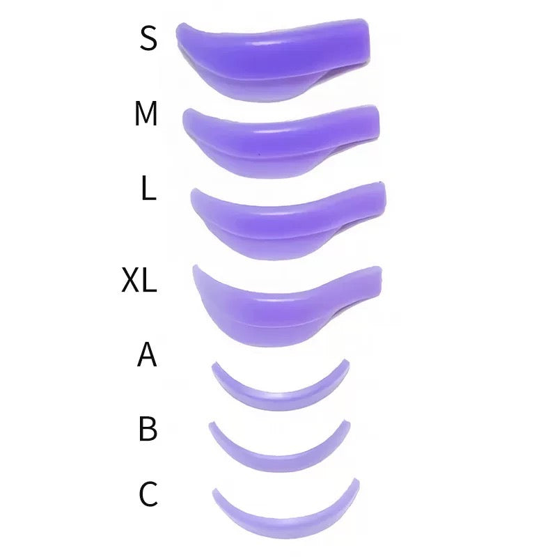 Silicone Lash Perm Pads (7 Size/Style)