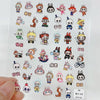 5D Labubu Zimomo Popmart Nail Art Stickers 5 types