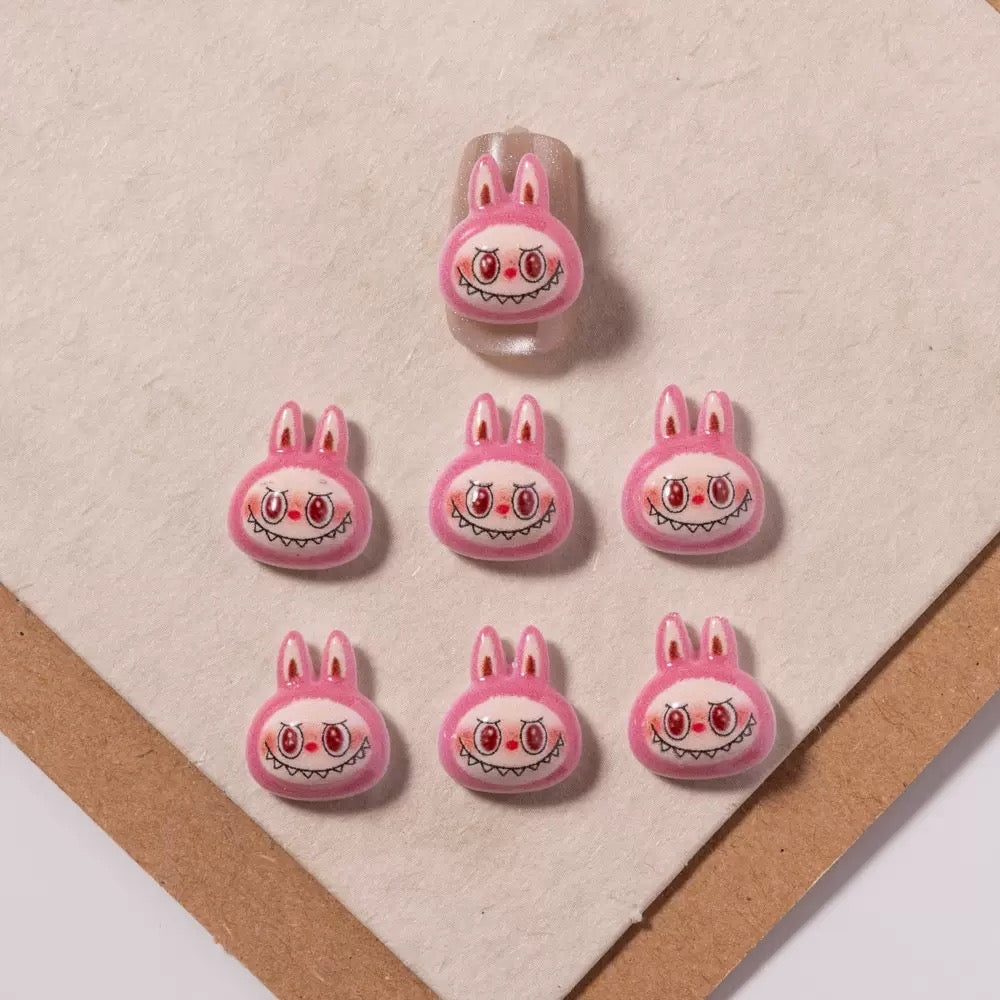 Labubu Popmart Nail decors Head