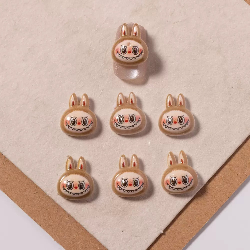 Labubu Popmart Nail decors Head
