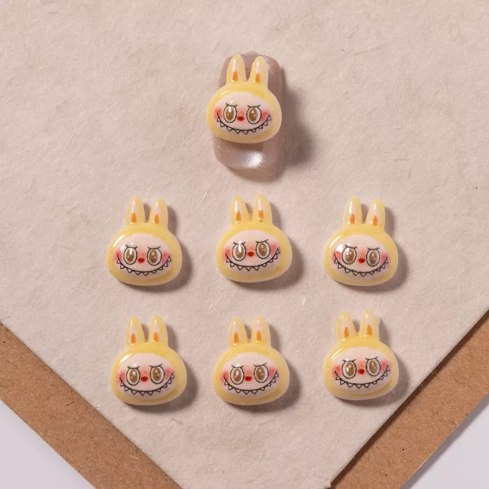Labubu Popmart Nail decors Head