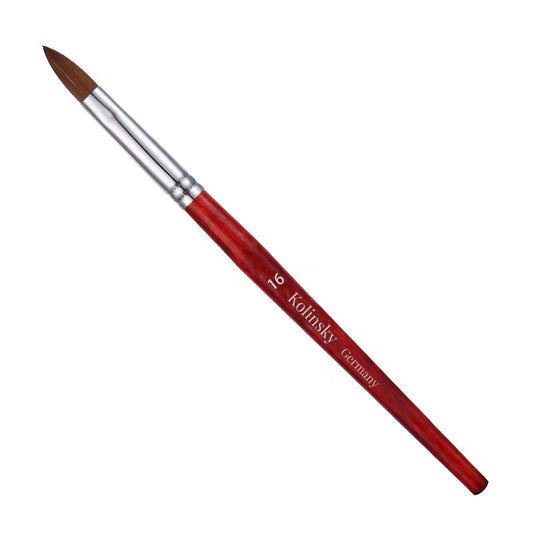 Kolinsky Sable Acrylic Nail Art Brush Red Wood Pen Nail Brush