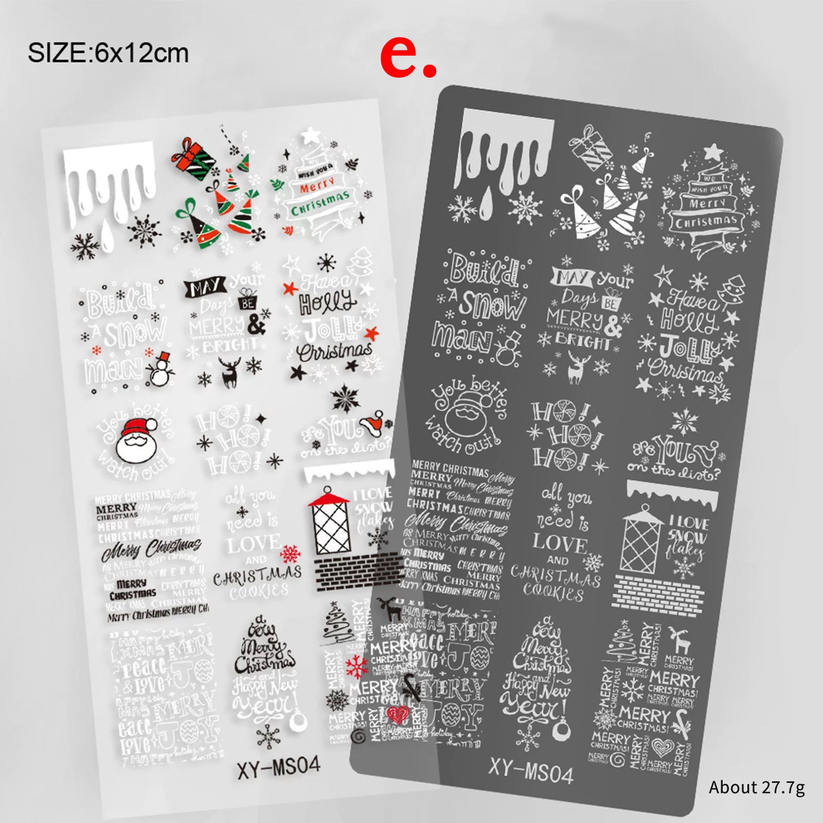 [generic] Stamping Plate Stamping Plates Christams Series