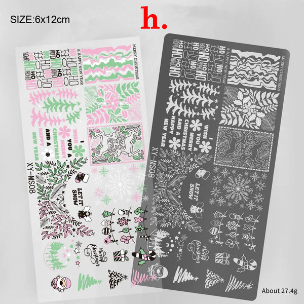 [generic] Stamping Plate Stamping Plates Christams Series