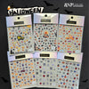 [generic] Halloween Nail stickers (7 styles)