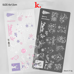 [generic] Stamping Plate Stamping Plates Christams Series