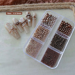 Pearl Decor 6 Slots/pack (Mix Size/ Duo Colour)