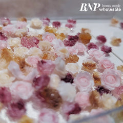 [generic] Nail Decor Acrylic Rose 50pcs（Mix Colour / Mix Size）