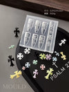Chrome Hearts 3D Carving Silicone DIY Nail Mould Decoration