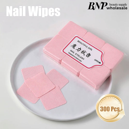 [generic] Lint Free Soft Nail Polish Remover Wipes