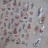 [generic] Butterfly characters Nail stickers (5 styles)