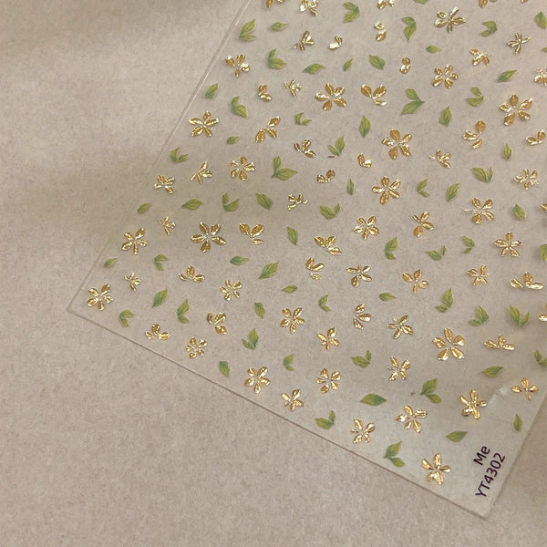 Floral Nail Sticker Decorative Decal Nail Art