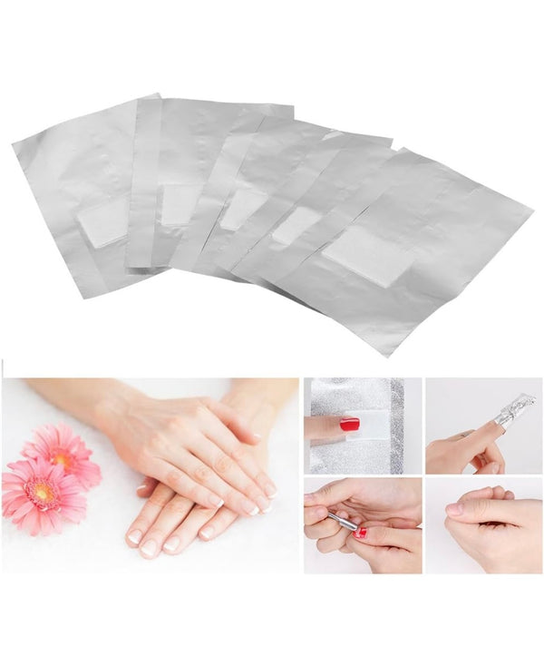 Soak-Off Gel Remover Foil Wraps (100pcs/pack)