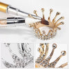 Crown Brush Holder for Nail Brush (Silver)