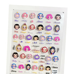 [generic] Animation characters Nail stickers (10 styles)