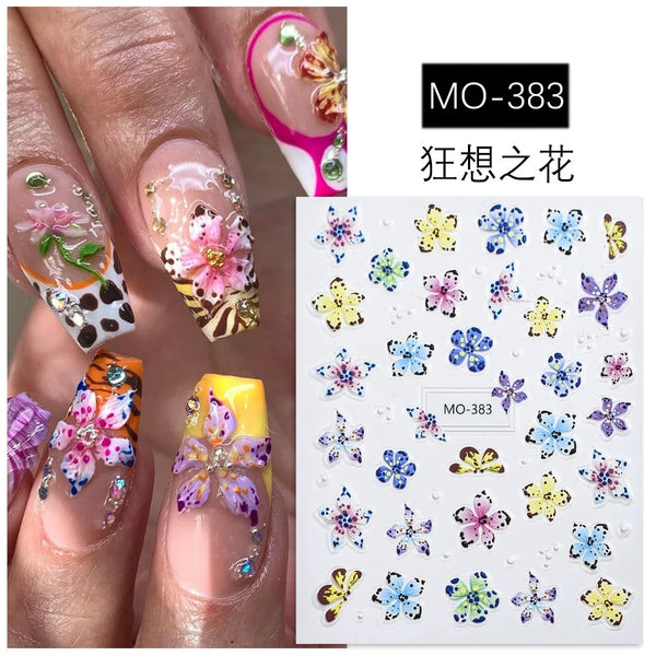 [generic] Flora Nail stickers
