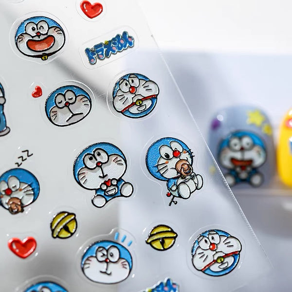 Doraemon Decorative Stickers Nail Stickers