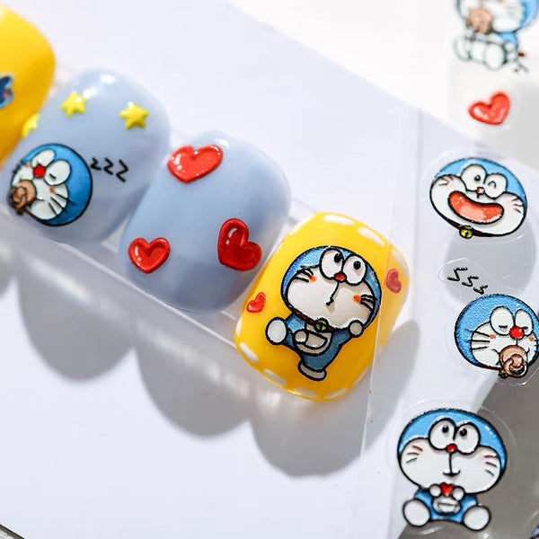Doraemon Decorative Stickers Nail Stickers