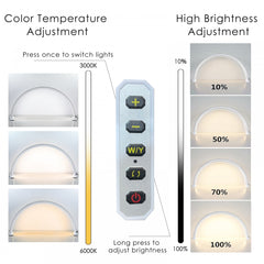 Half Moon LED eye protection fill lamp for Nail/Eyelash extension