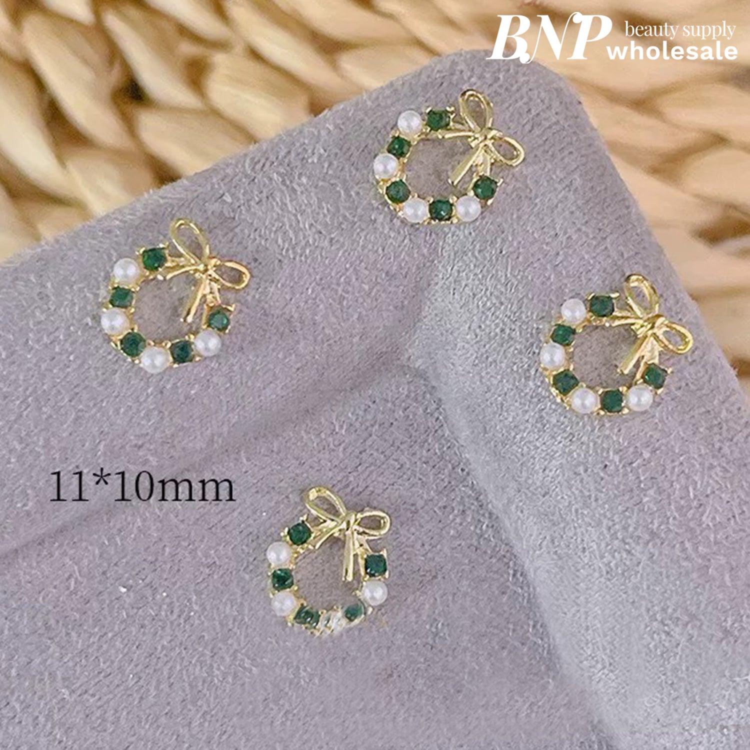 Christmas wreath metal decors