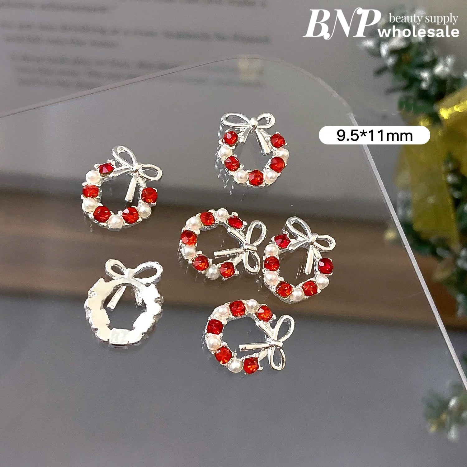 Christmas wreath metal decors