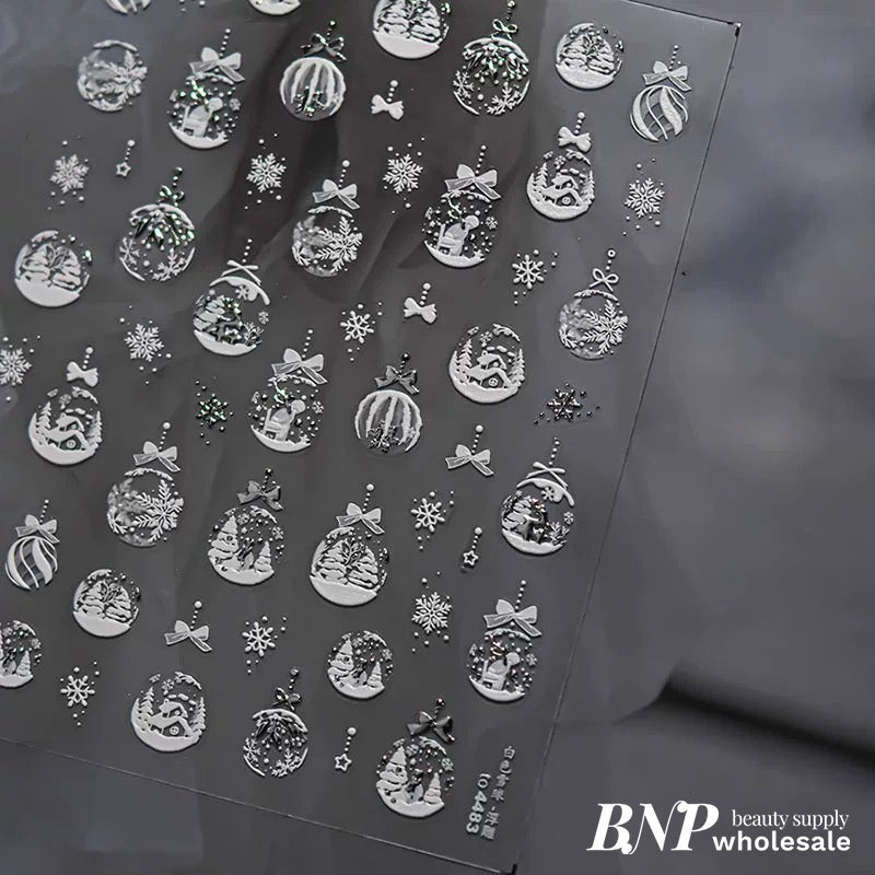 [generic] Christmas Nail stickers (36 styles)