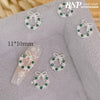 Christmas wreath metal decors