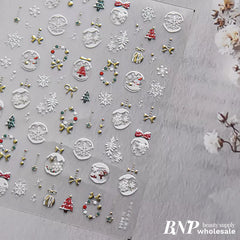 [generic] Christmas Nail stickers (36 styles)