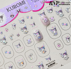 [generic] Animation characters Nail stickers (10 styles)