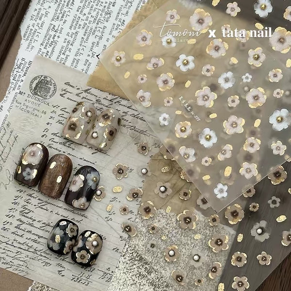 Flora Gorgeous Nail Sticker Decorative Nail Art