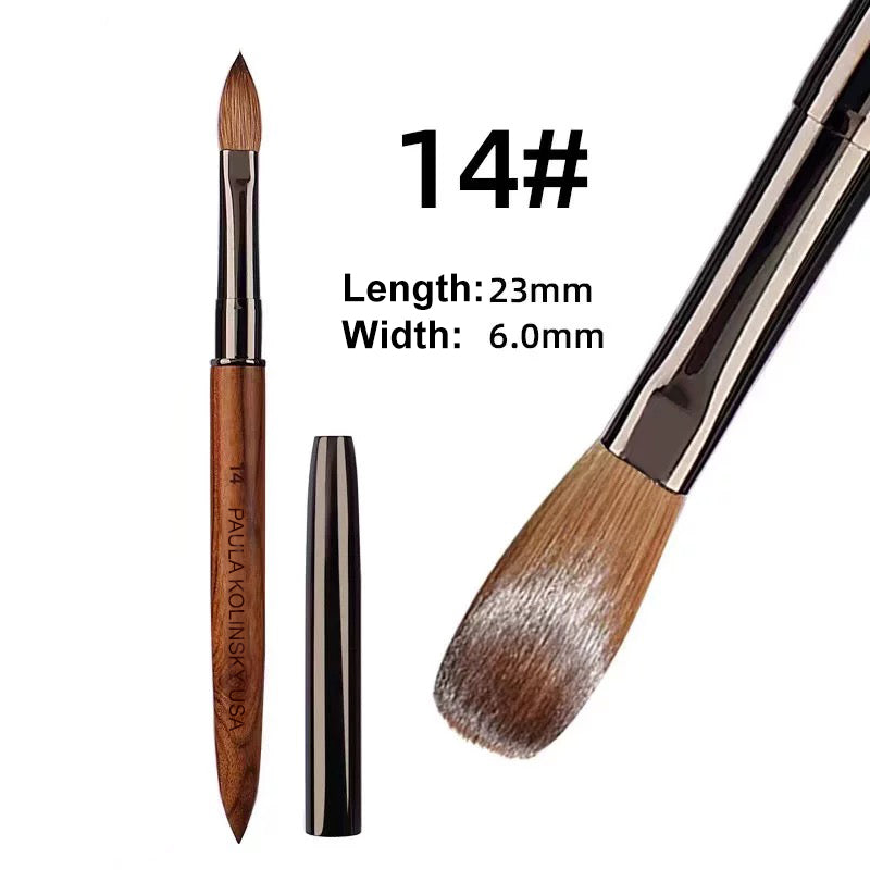 Kolinsky Nail Brushes for Acrylic Application